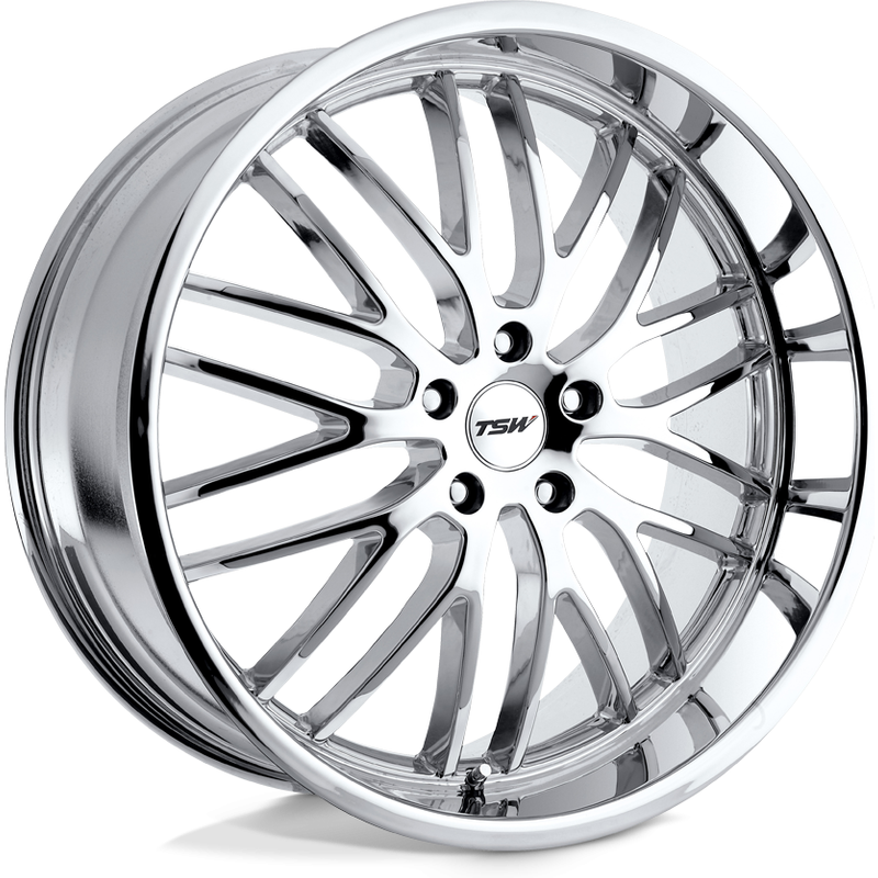 TSW Snetterton Chrome Wheels - 17x8 - 5x114.3 Bolt Pattern — Wheels & Rims