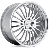 TSW Silverstone Silver Mirror Cut Face & Lip 18x8 Rims 5x120