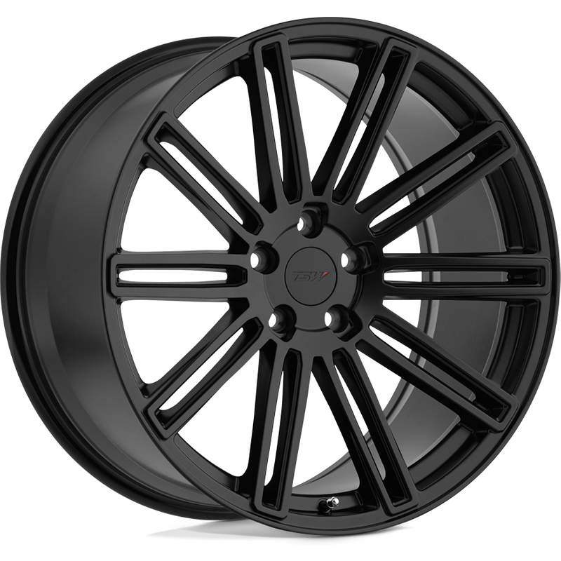 TSW Crowthorne Matte Black Wheels - 18x8.5 - 5x108 Bolt Pattern — Wheels & Rims