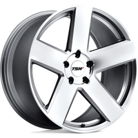 TSW Bristol Silver Machined Wheels - 18x9.5 - 5x114.3 - 20 Offset
