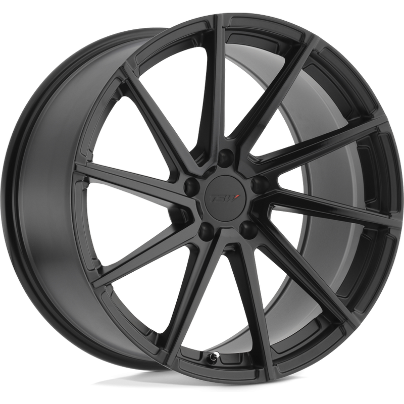 TSW Watkins Double Black 18x9.5 Rims 5x112 Bolt Pattern 39 Offset — Wheels & Rims