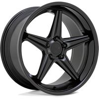 TSW Launch Black 19x8.5 Wheels - 5x114.3 Bolt Pattern, 20 Offset