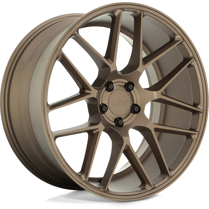 Roues TSW Tamburello Bronze - 19x8.5 - Motif de boulon 5x112 — Roues et jantes