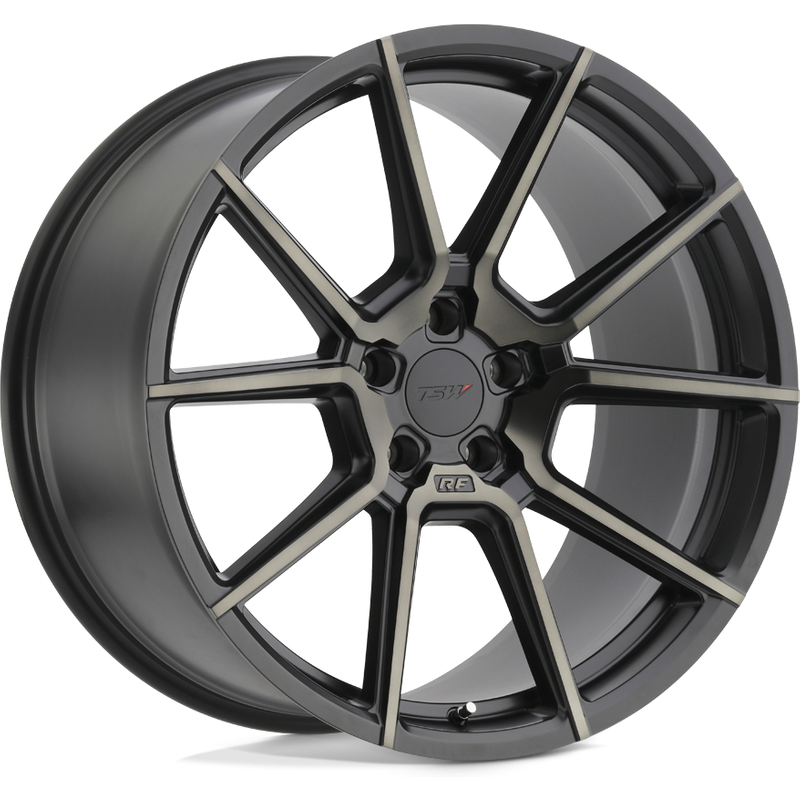 Roues TSW Chrono Noir Mat - 19x9, Motif de Boulons 5x120, Décalage 15 — Roues et jantes