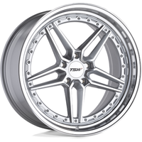TSW Ascari Silver Wheels with Mirror Cut Face & Lip - 20x10.5 — Wheels & Rims
