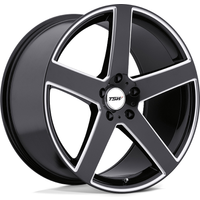 TSW Rivage Gloss Black Milled 20x10 Wheels 5x120 Bolt Pattern — Wheels & Rims