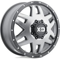 Roues XD Series XD130 Machete Dually Gris Mat - 20x8.5 - 8x165.1