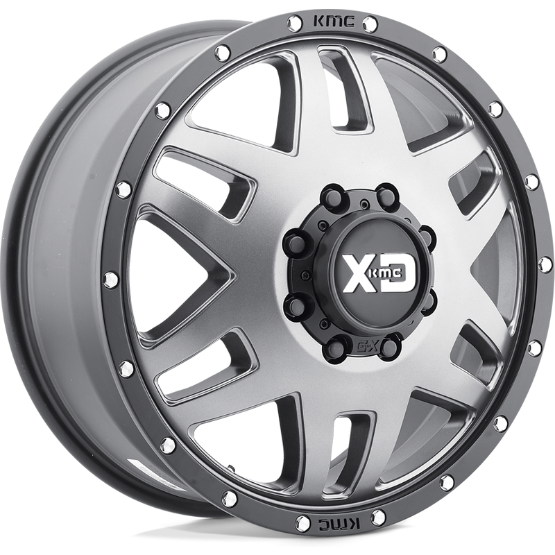 Roues XD Series XD130 Machete Dually Gris Mat - 20x8.5 - 8x165.1 — Roues et jantes