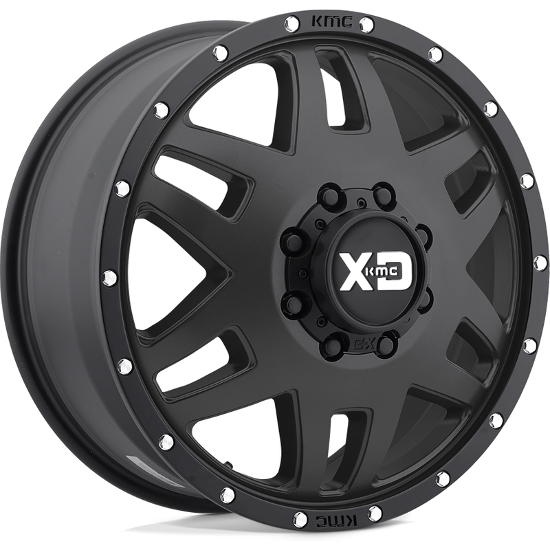 Roues XD Series XD130 Machete Dually Satin Black 20x8.5 8x165.1 — Roues et jantes