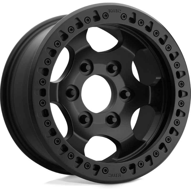 XD Series XD231 RG Race Beadlock Satin Black Wheels 17x8.5 — Wheels & Rims