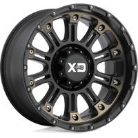 Roues XD Series XD829 Hoss II Satin Black Mach - 20x10 - 5x127