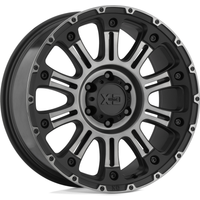 Roues XD Series XD829 Hoss II Satin Black Mach - 20x9 - 5x127 -12 Offset — Roues et jantes