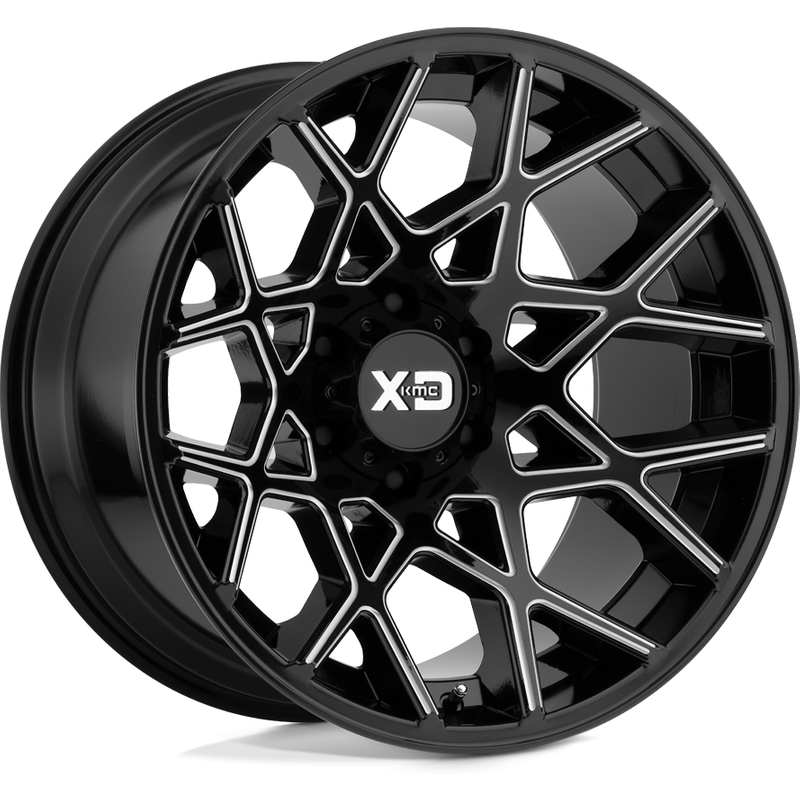 XD Series XD831 Chopstix Gloss Black Milled 20x10 Rims -24 Offset — Wheels & Rims