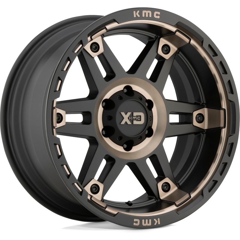 XD Series XD840 SPY II Satin Black Wheel - 20x10 -6x139.7 Bolt Pattern — Wheels & Rims