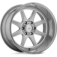 Roues XD Series XD844 Pike Gunmetal Milled 20x10 - Motif de 5x127