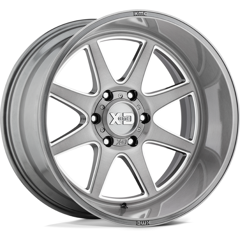 XD Series XD844 Pike Gunmetal Milled 20x10 Wheels - 5x127 Bolt Pattern — Wheels & Rims