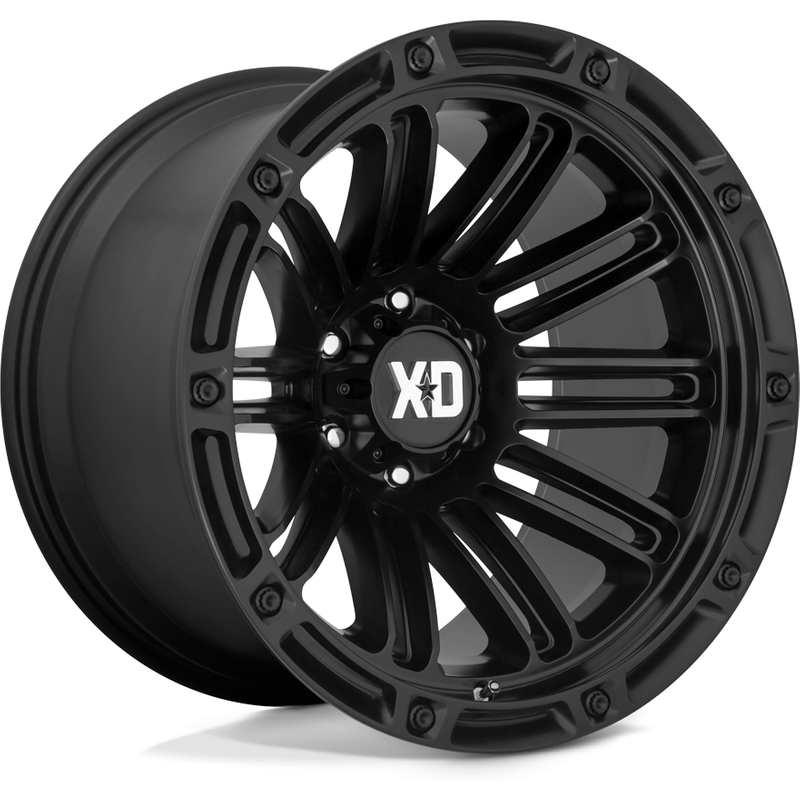 XD Series XD846 Double Deuce Satin Black 20x10 Rims -6x135 Bolt Pattern — Wheels & Rims