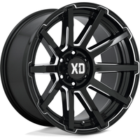 Roues XD Series XD847 Outbreak Moulées Noires Brillantes 20x10 5x127