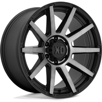 Roues XD Series XD847 Outbreak Noir Gris Teinté 20x10 5x127 — Roues et jantes