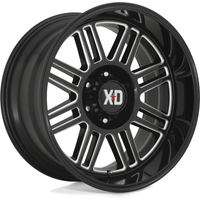 XD Series XD850 Cage Gloss Black Milled Wheels - 20x10 -5x127 — Wheels & Rims