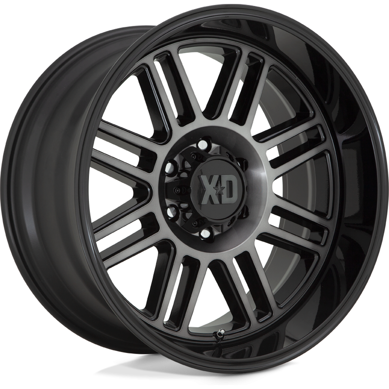Roues XD Series XD850 Cage Noir Gris Teinté - 20x10 - 6x139.7 — Roues et jantes