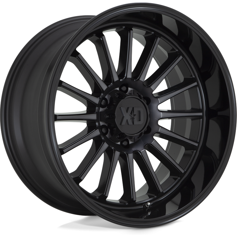 Jantes XD Series XD857 Whiplash Noir Gris Teinté 20x10 -18 Offset — Roues et jantes
