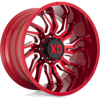 Roues XD Series XD858 Tension Red Milled - 20x10 - 5x127 -18 Offset