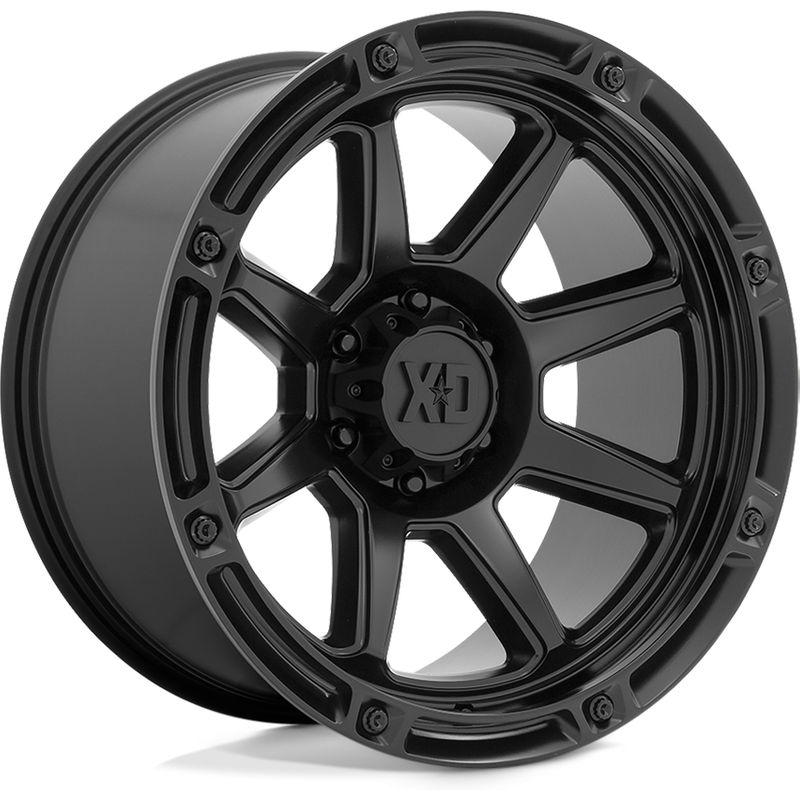 XD Series XD863 Satin Black Wheels - 20x10 - 5x127 Bolt Pattern — Wheels & Rims