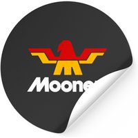Mooney Aircraft USA Stickers - Classic Square Design