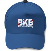BKB Bare Knuckle Boxing Blood Spattered Font Baseball Cap