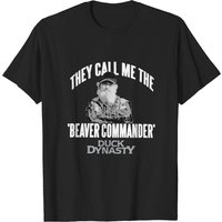 T-shirt Duck Dynasty Beaver Commander pour hommes — T-shirts pour hommes