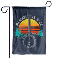My Grass Is Blue - Drapeaux de jardin Banjo Musique Bluegrass — Drapeaux décoratifs