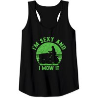 Lawn Mowing Shirt for Men - Black Tank Top — Mens T Shirts