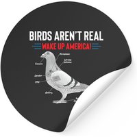 Birds Aren’t Real Wake Up America Classic Stickers