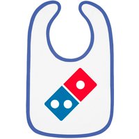 Bavoirs Dominos avec fermeture Velcro et tissu en coton — Bavoirs