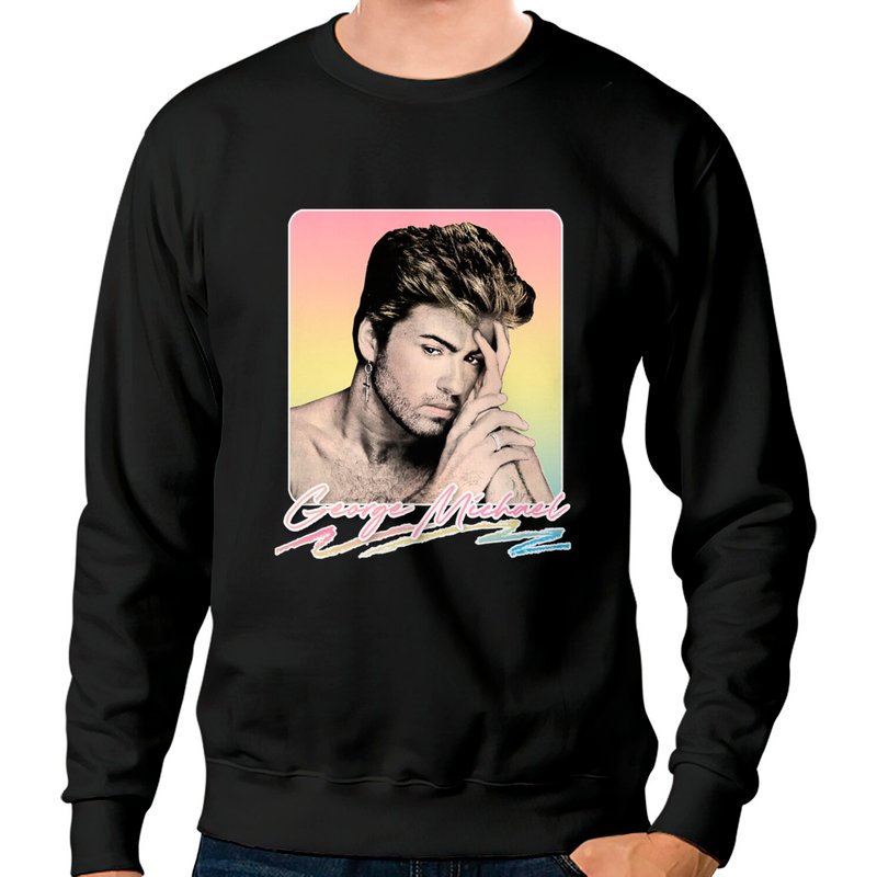 Sweatshirt Unisexe Faded Vintage Look de George Michael — Sweats à capuche pour hommes