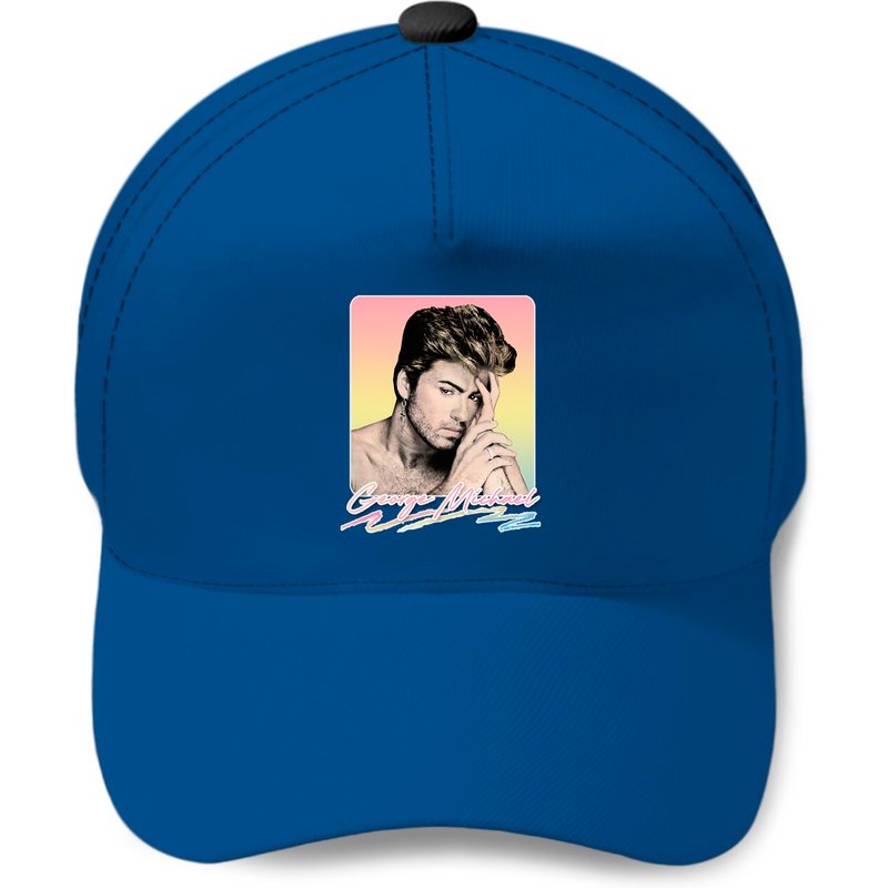 Casquette de baseball George Michael Look Vintage Éclairci — Casquette de baseball