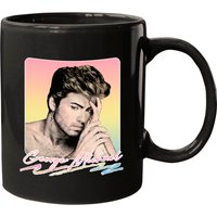 George Michael Faded Vintage Look Ceramic Mug — Mugs & Tumblers