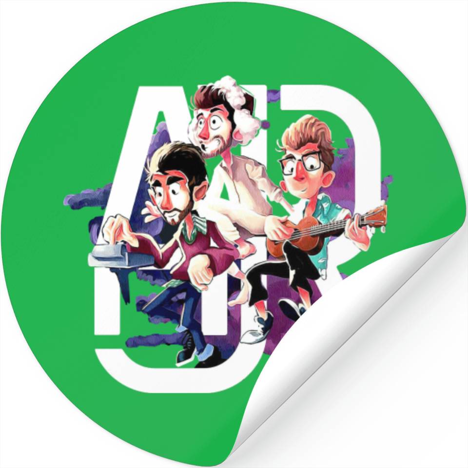AJR Band Stickers - Classic Square Style
