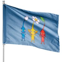 Three Wise Pikmin Gamer House Flags