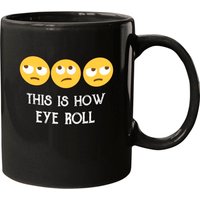 Mug-cadeau Émoticon Rouleau d'Yeux
