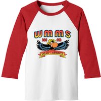 T-shirts de baseball classiques WMMS 101 FM Radio pour hommes