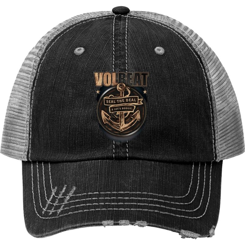 Chapeau Trucker Imprimé Unisexe Volbeat : Ancre — Casquette de baseball