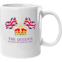 Queen Elizabeth II Platinum Jubilee 2022 Official Emblem Mug — Mugs & Tumblers