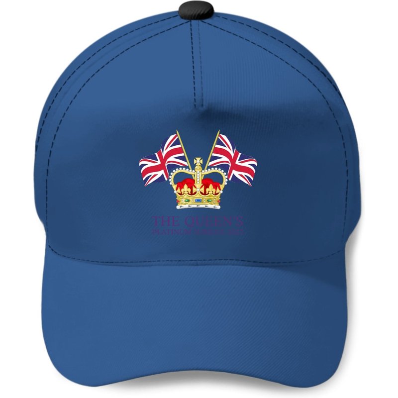 Queen Elizabeth II Platinum Jubilee 2022 Official Emblem Baseball Cap — Baseball Cap