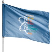 Drapeaux de Maison Femmes Appartiennent à la Science et STEM — Drapeaux décoratifs