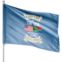 Drapeau Américain d'Afrique du Sud - Drapeaux de Maison Racines Sud-Africaines — Drapeaux décoratifs