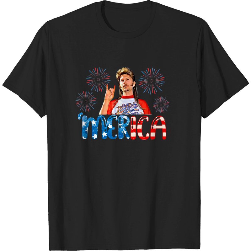 T-Shirt Joe Dirt True American Mullet USA Patriot pour Hommes — T-shirts pour hommes