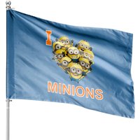 I Love Minions Double-Sided House Flags