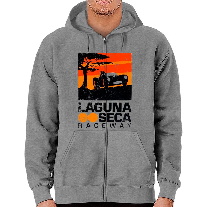 Laguna Raceway Racing Zip Hoodies for Unisex — Mens Hoodies
